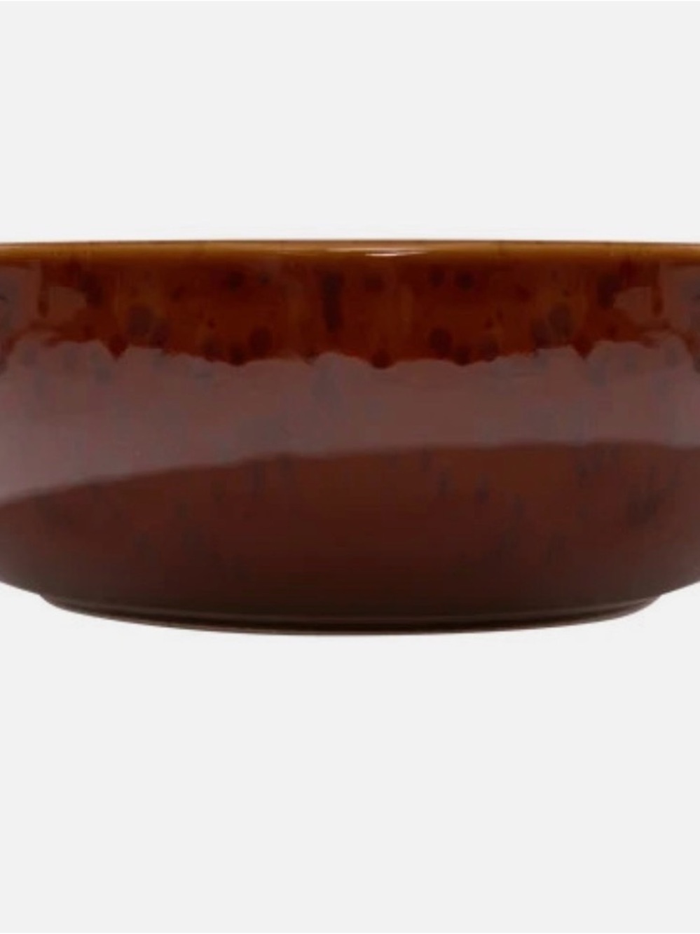 Pretti Cool Tortoiseshell Ceramic Serving Bowl Large 9.5 Inch Boxed New homedeco - Picture 2 of 6